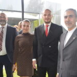 Jackes Hyde; Annette Olmos; Razvan Pircalavescu; y Alireza Gezili, Embajador de Irán