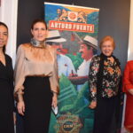 Josefina Aracena; María Isabel Castillo Báez, embajadora de República Dominicana; Eneida López y Gloria Amarilla, Embajadora de Paraguay