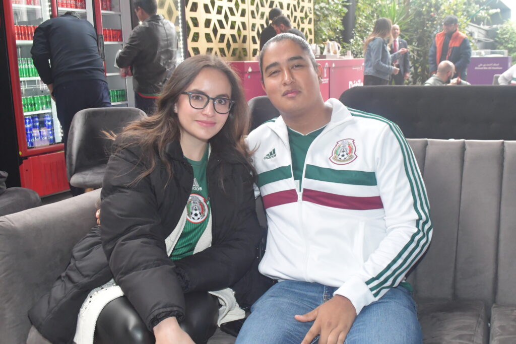 Nataly Arellano y Jorge Vega